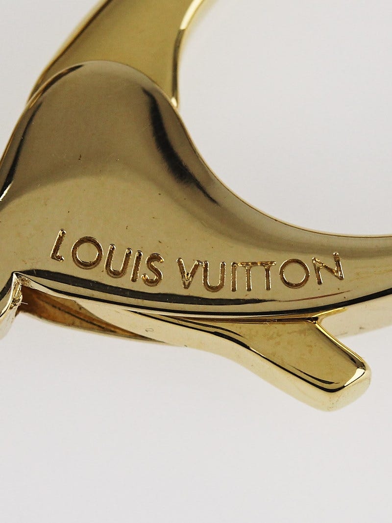 Louis Vuitton Brown Resin Monogram Mini Lin Key Holder and Bag Charm -  Yoogi's Closet