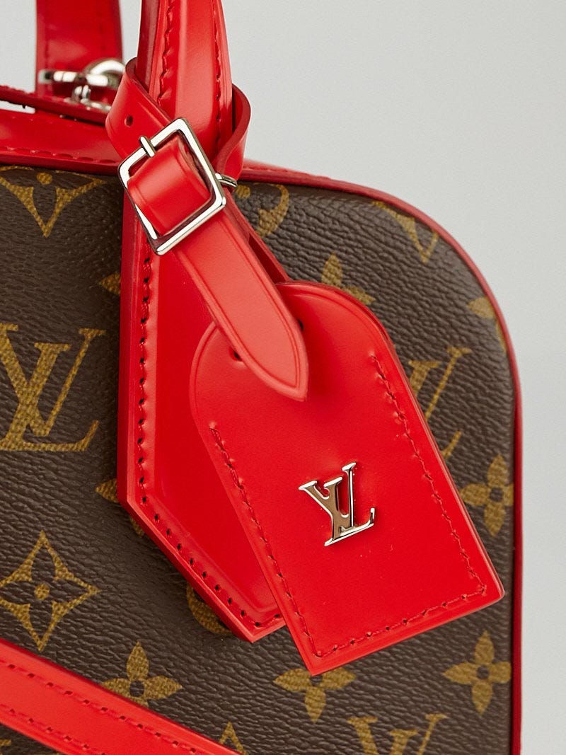 Louis Vuitton Black/Beige Leather Dora PM Bag Louis Vuitton