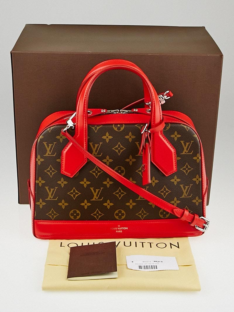 Louis Vuitton Red Monogram Leather and Fur Off Piste Half Boots Size  10.5/41 - Yoogi's Closet