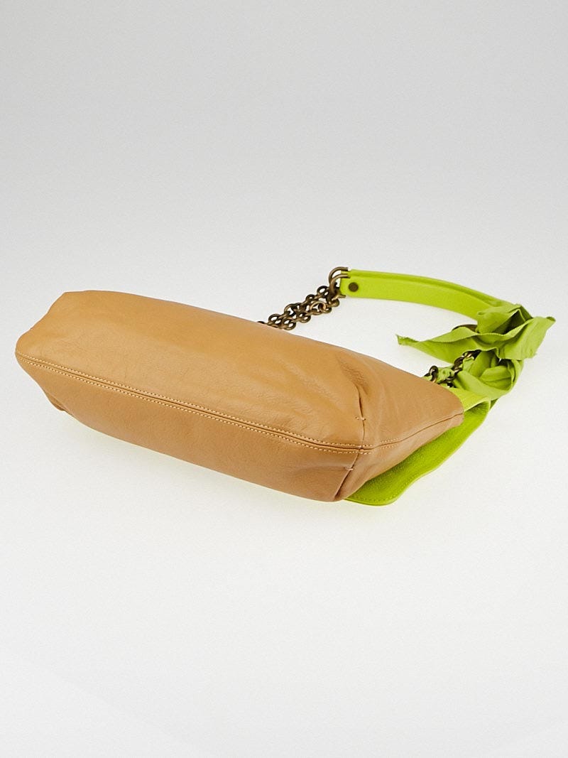 Lanvin Yellow Leather Happy Two-Tone Medium Bag | Yoogi's Closet