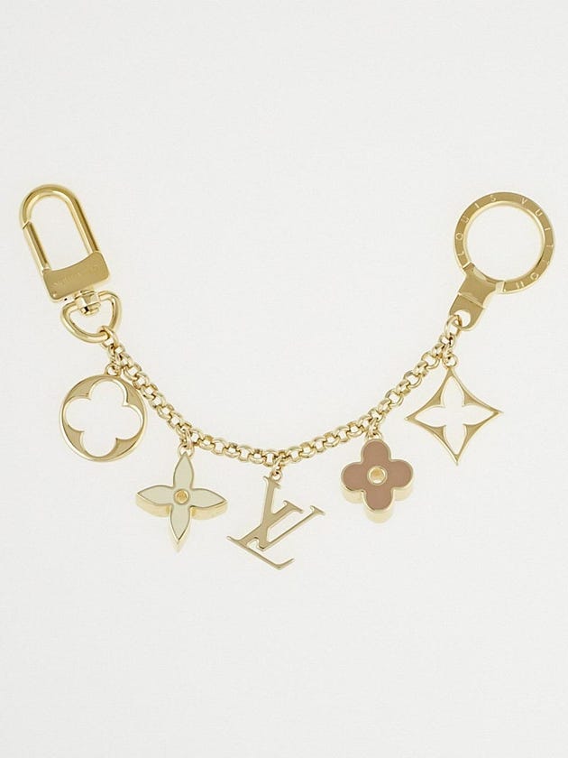 Louis Vuitton Fleur de Monogram Chain Key Holder and Bag Charm