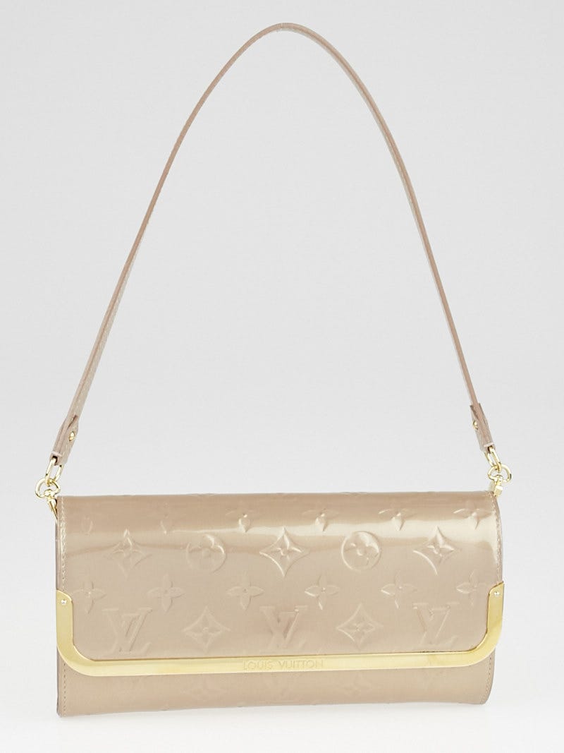 Louis Vuitton Beige Poudre Monogram Vernis Rossmore Clutch Bag