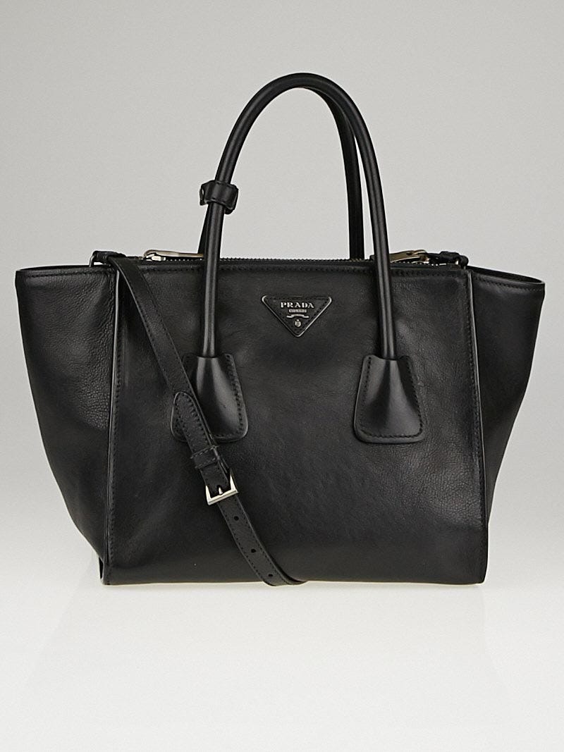 Prada twin outlet pocket tote bag