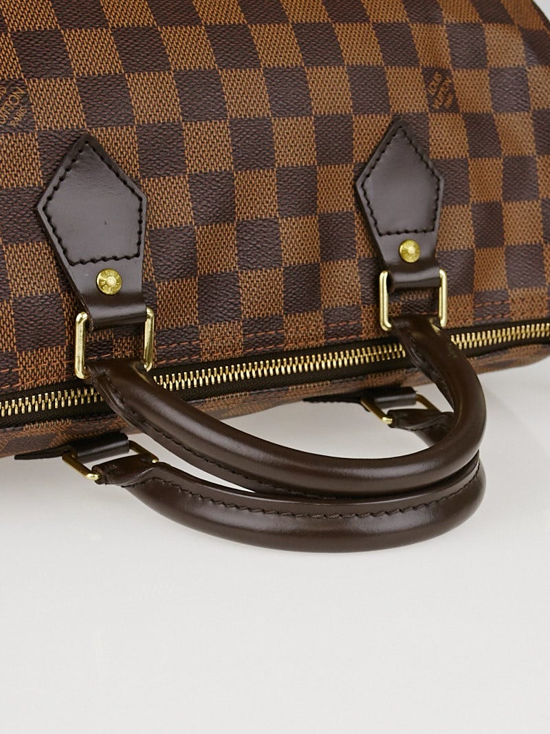 Louis Vuitton Speedy 30 Bandoulière in Damier Ebene Coated Canvas Brown  Cloth ref.904454 - Joli Closet