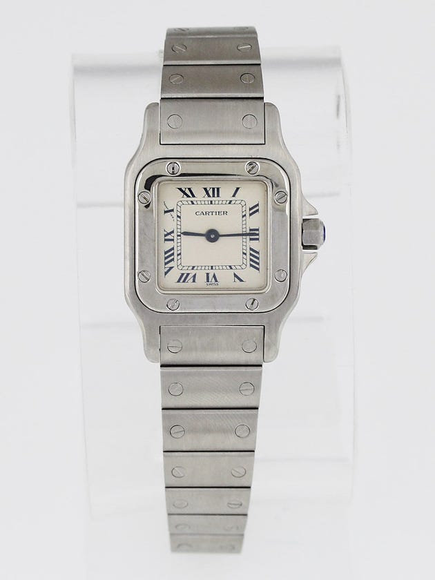 Cartier 24mm Stainless Steel Santos de Galbee Watch