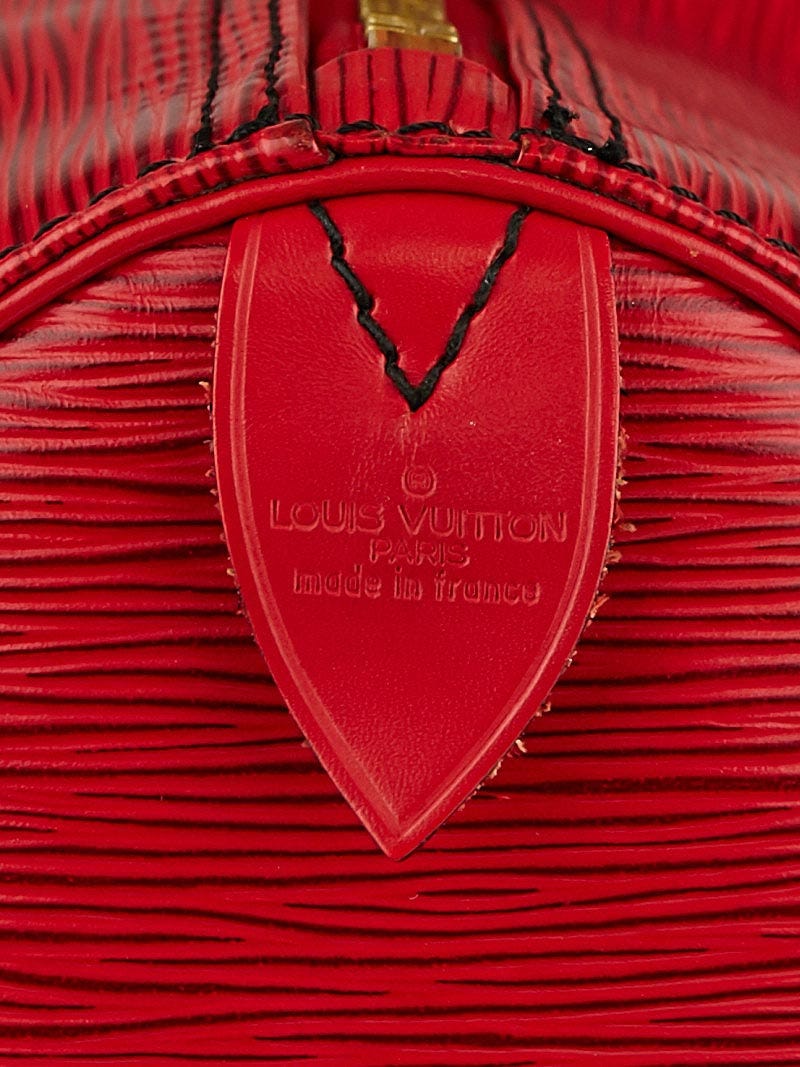 LOUIS VUITTON Epi Speedy 35 Castillan Red 1204600
