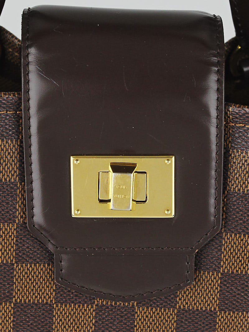Louis Vuitton Cabas Damier Ebene Rosebery 8lk0106 Brown Coated