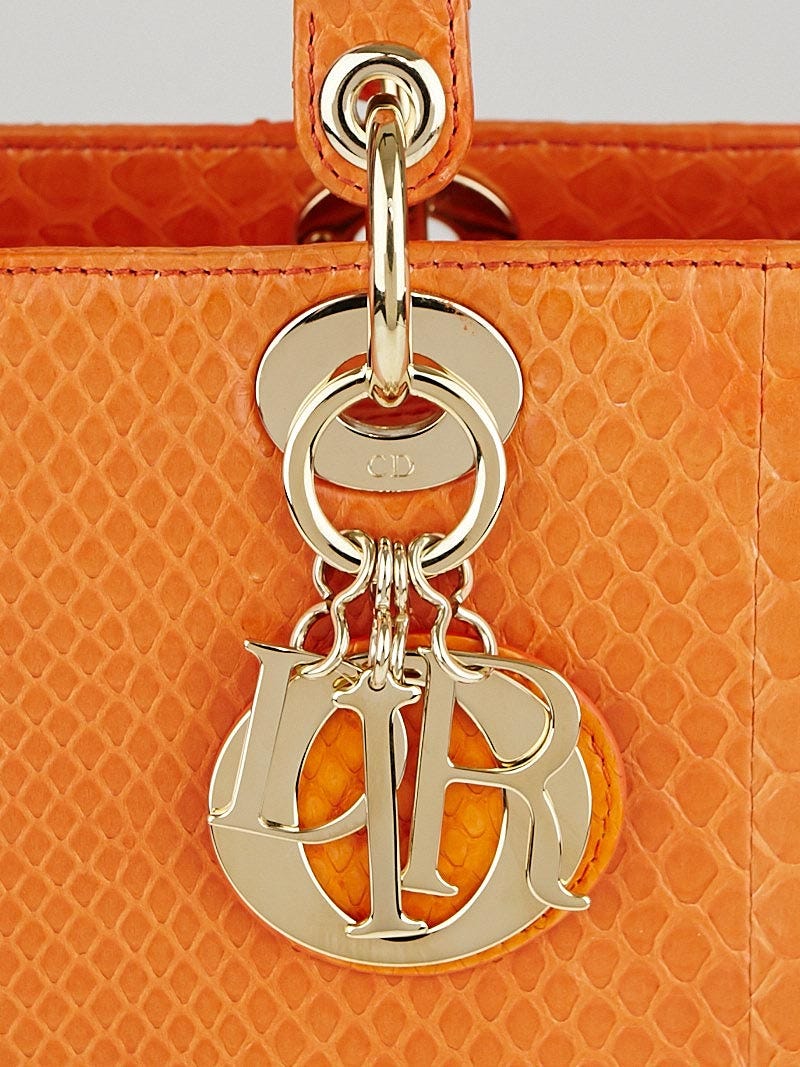 Dior tote hotsell orange