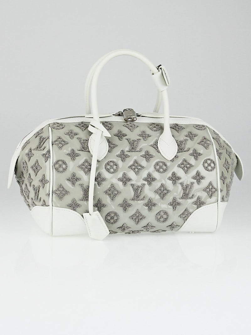 Louis Vuitton Limited Edition Perle Monogram Bouclettes Speedy Round Bag -  Yoogi's Closet