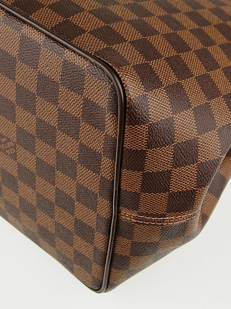 Authentic Louis Vuitton Damier Ebene Bergamo GM Shoulder bag EXCELLENT
