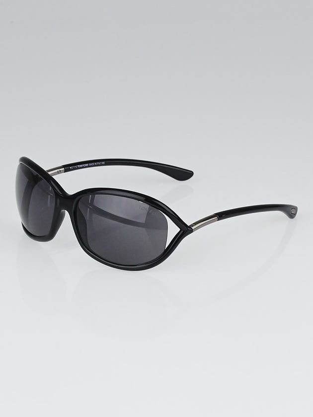 Tom Ford Black Frame Gradient Tint Jennifer Sunglasses-TF8