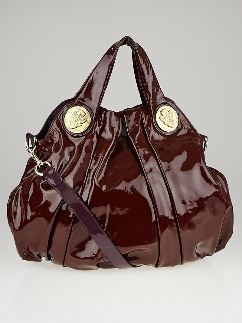 Gucci Purple Patent Leather Shoulder Bag ref.528305 - Joli Closet