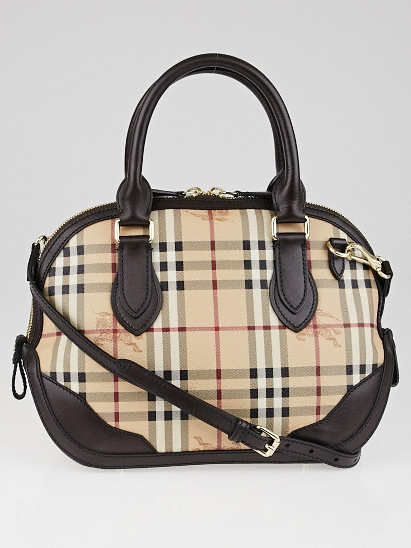 Burberry haymarket bowling bag deals