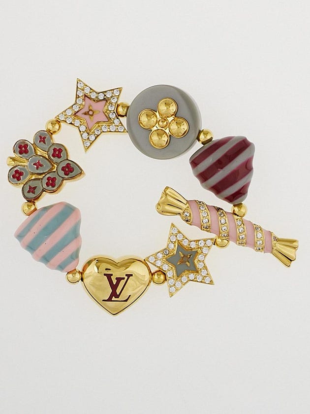 Louis Vuitton Multicolor Resin and Metal Tutti Sweety Bracelet