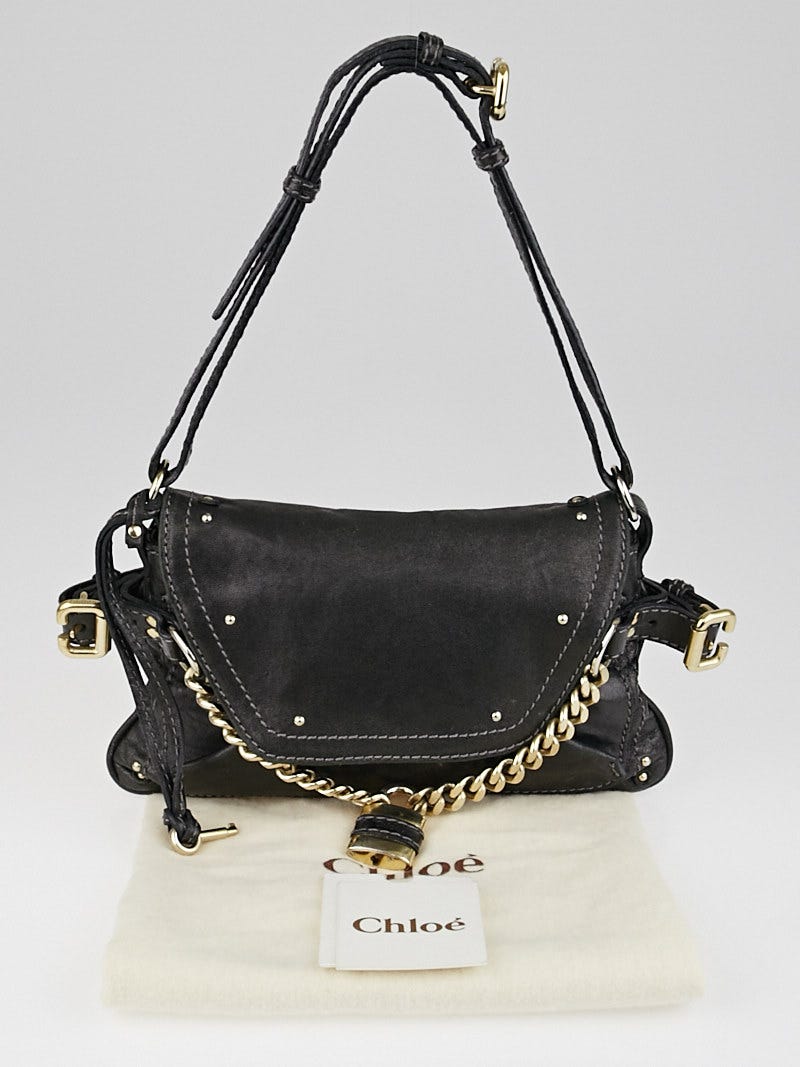 Chloe Black Leather Capsule Paddington Small Shoulder Bag Chloe Black Leather Capsule Paddington Small Shoulder Bag
