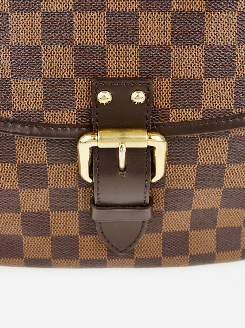 Louis Vuitton Brown, Pattern Print Damier Ebene Highbury Bag
