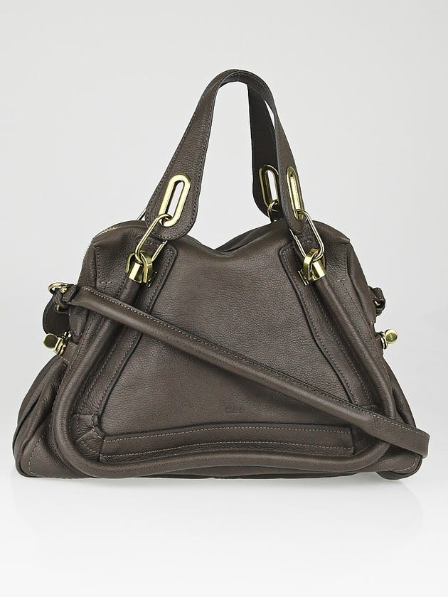 Chloe Rock Calfskin Leather Medium Paraty Bag