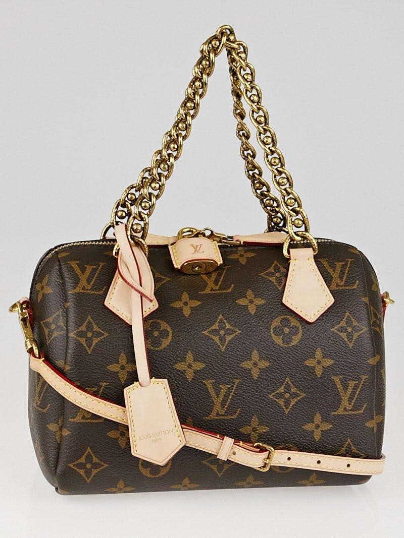 Louis vuitton speedy 20 chain bag monogram deals