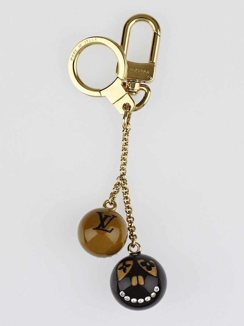 Louis Vuitton Limited Edition Brown Resin Jack and Lucie Key