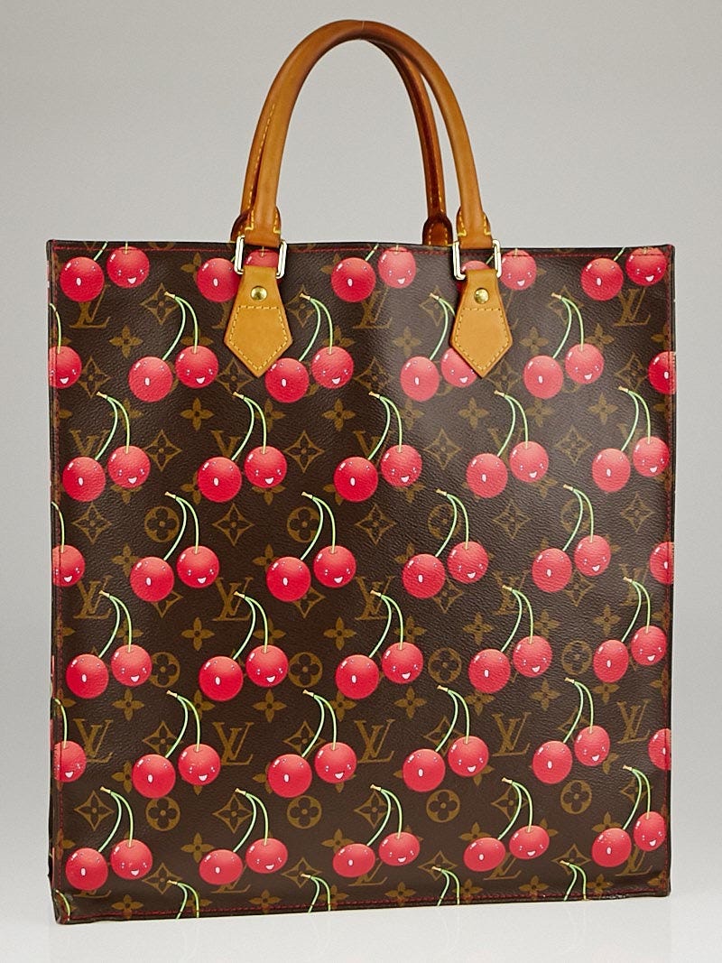 Louis Vuitton 2005 pre-owned Monogram cherry-print Bucket Bag