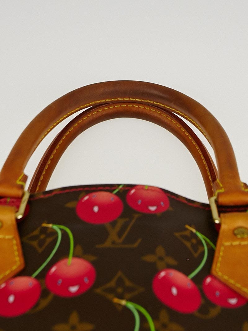 LOUIS VUITTON MONOGRAM Cherry SAC PLAT Handbag Tote Bag #45 Rise