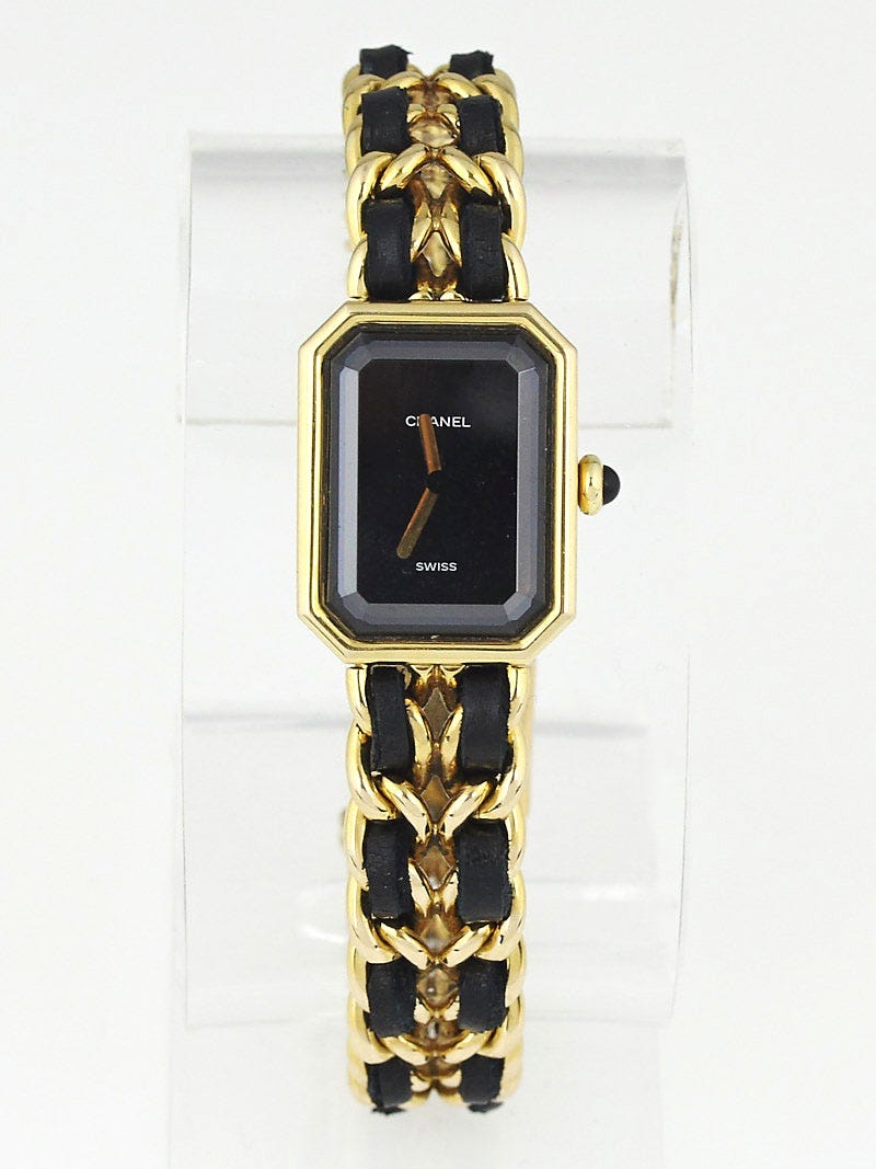 Chanel gold watch ladies best sale
