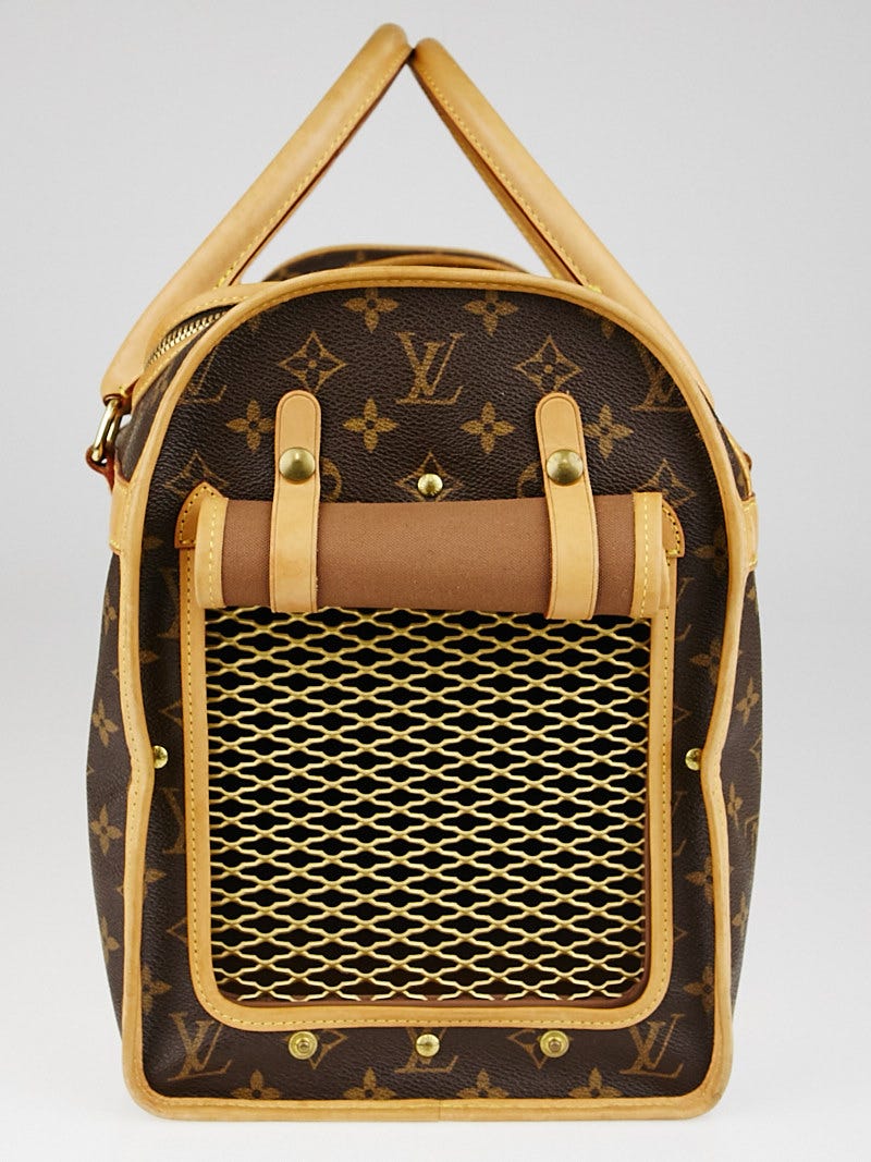 Louis Vuitton Monogram Sac Chien 40 Dog Carrier Pet Travel Bag 163lvs79