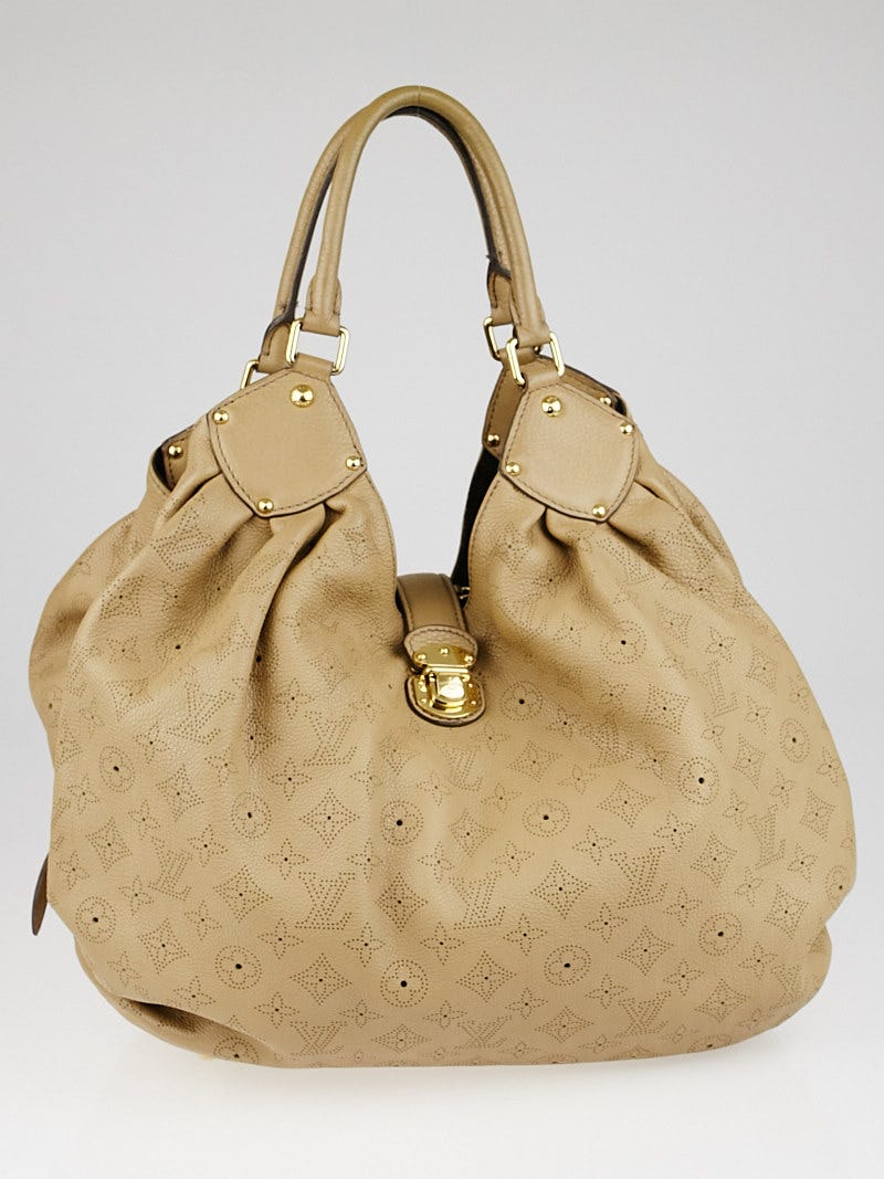 Louis Vuitton Biscuit Monogram Mahina Leather L Bag Louis Vuitton