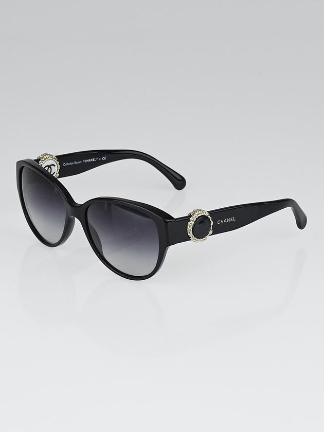 Chanel Black Frame Bouton Sunglasses-5192