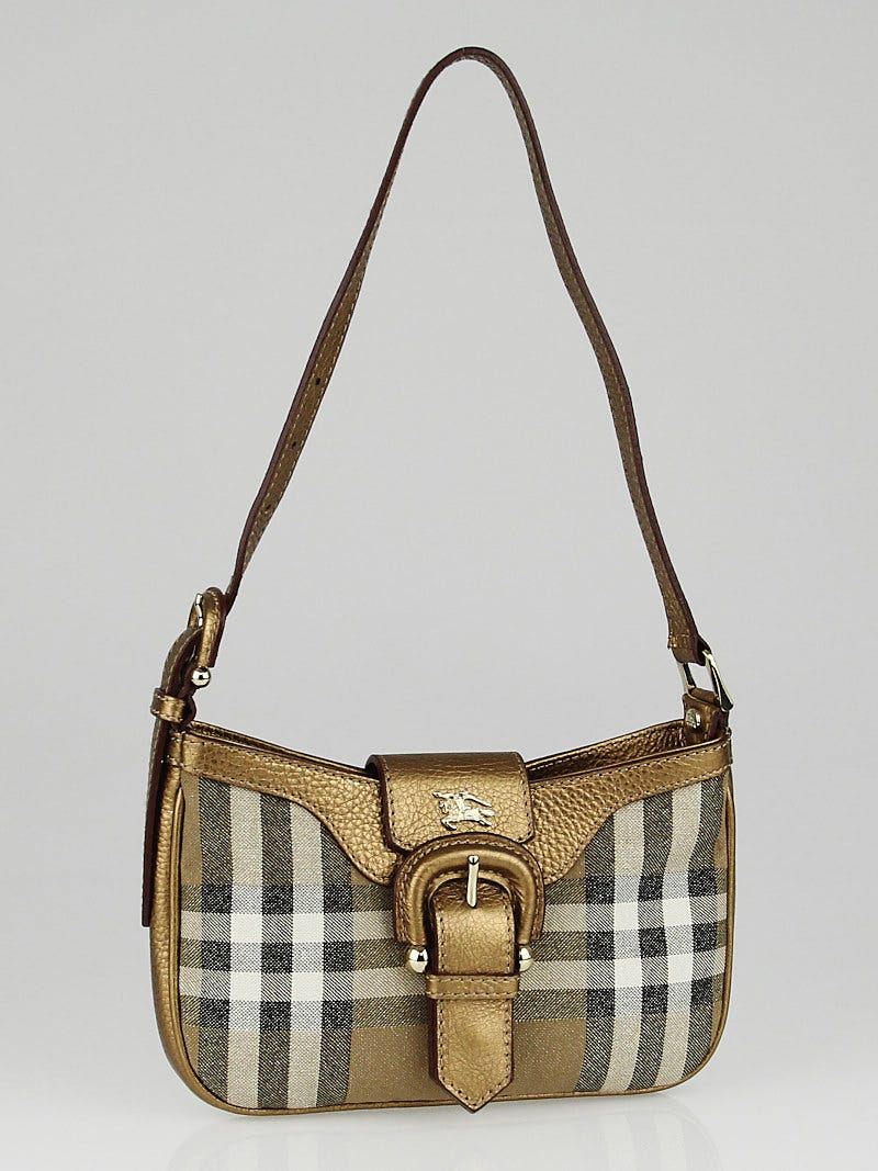 Burberry shoulder outlet bag gold