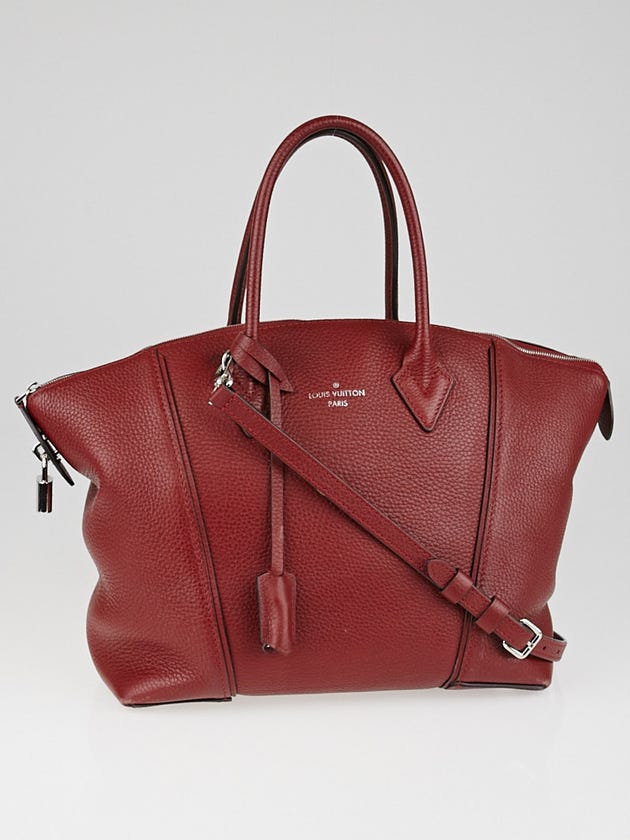 Louis Vuitton Griotte Taurillon Leather Soft Lockit PM Bag