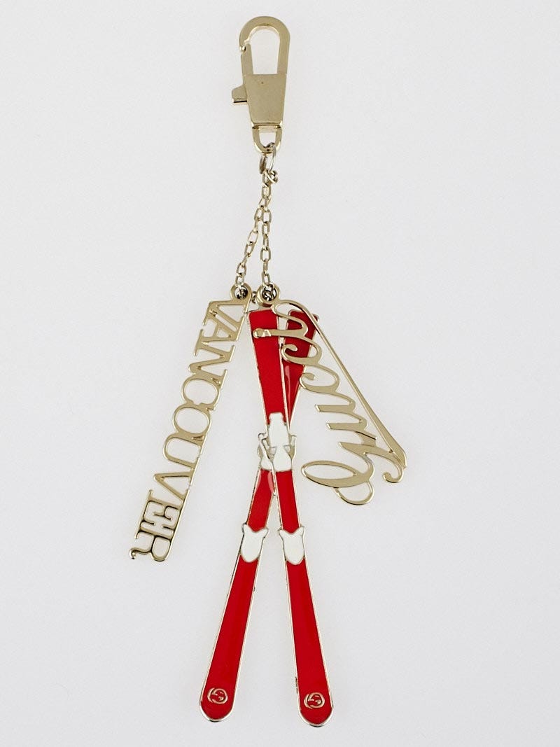 Louis Vuitton Red Bunny Charm and Key Holder - Yoogi's Closet