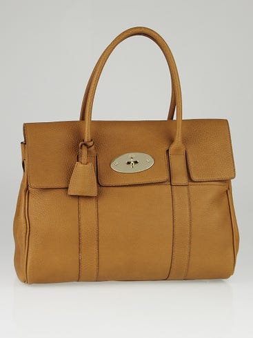 Mulberry Deer Brown Soft Grained Leather Bayswater Bag Yoogi's