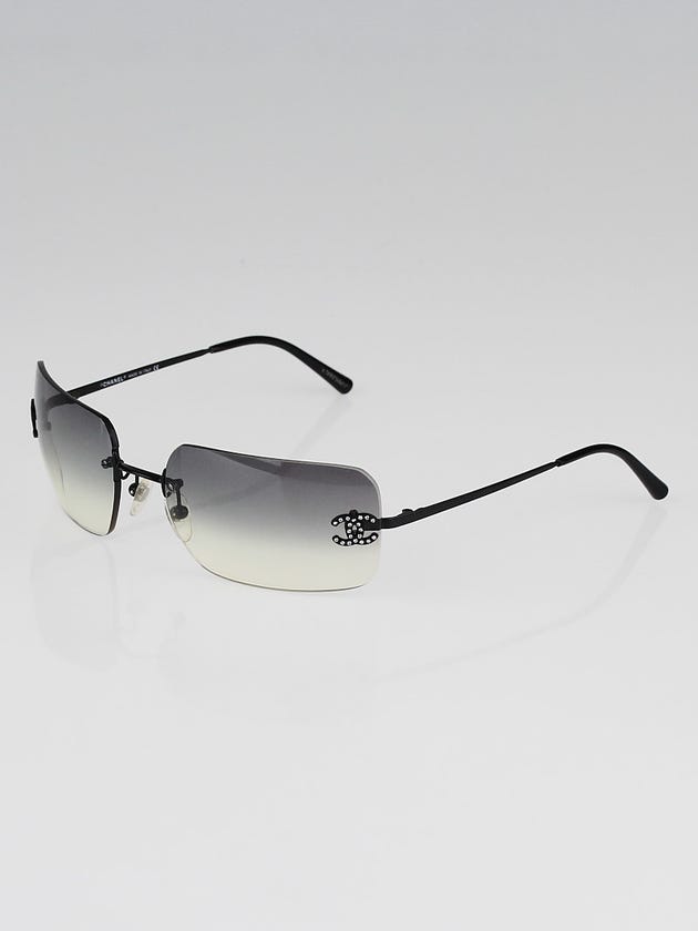 Chanel Black Gradient Tint Crystal CC Sunglasses- 4017