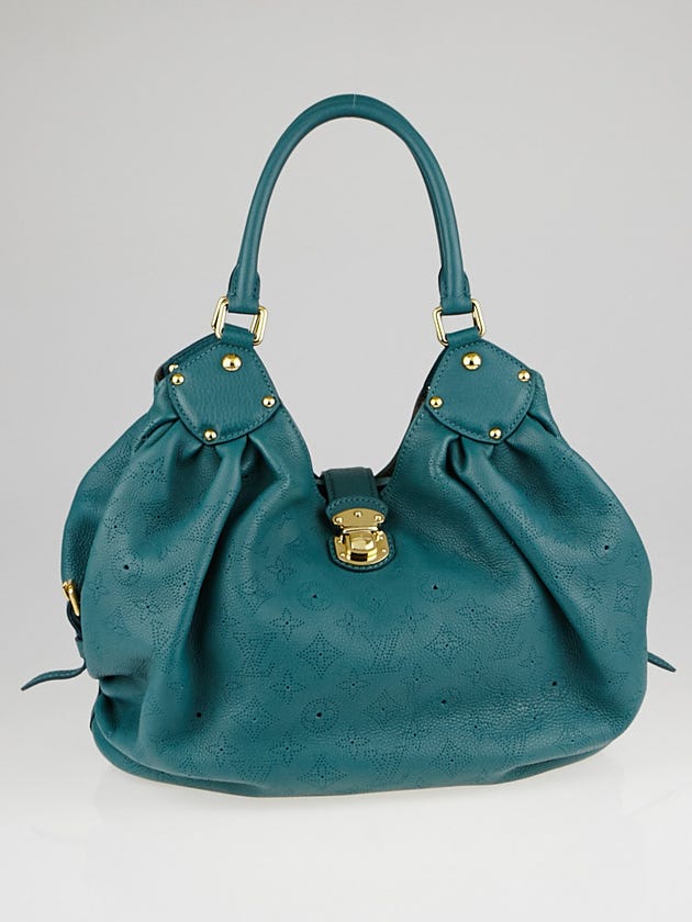 Louis Vuitton Lagon Monogram Mahina Leather L Bag