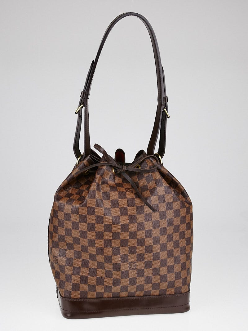 Authentic Louis Vuitton large Noe Damier Azur drawstring Shoulder bag