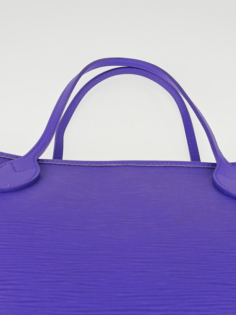 Louis Vuitton, Bags, Louis Vuitton Figue Purple Epi Leather Neverfull Mm  Bag