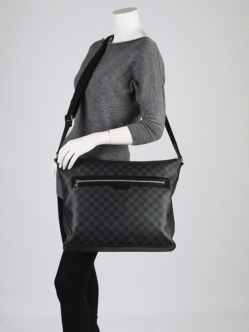 Louis Vuitton Damier Graphite Mick Gm Shoulder Bag N41105 #EY104-385