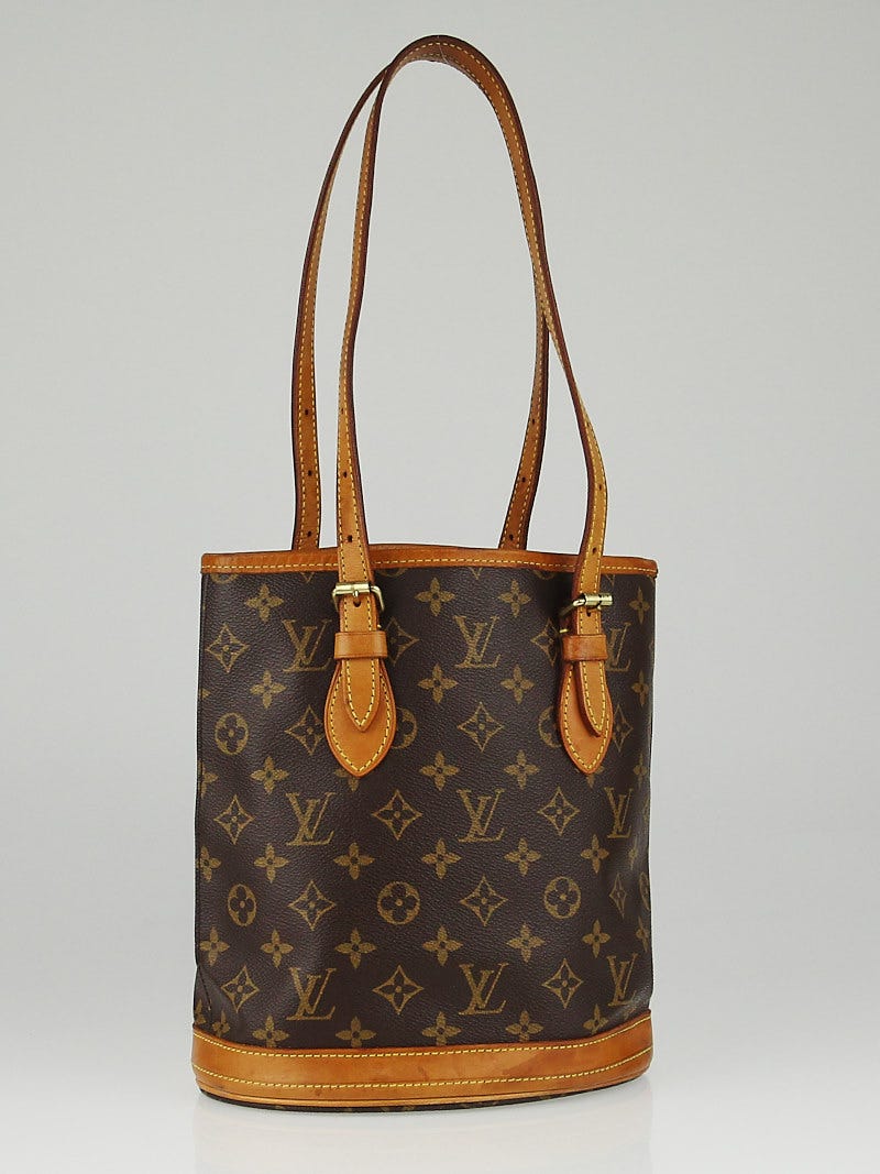 Louis Vuitton Monogram Canvas Petite Bucket Bag w/o Accessories Pochette -  Yoogi's Closet