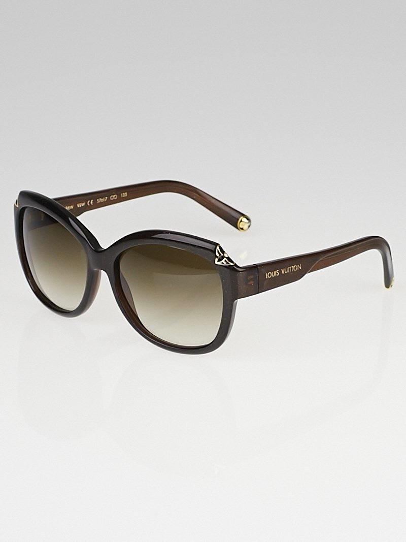 Louis Vuitton Brown Speckling Acetate Frame Hortensia  display picture 2