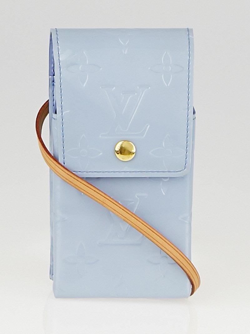 Louis Vuitton Lavender Monogram Vernis Greene Cell Phone Holder - Yoogi's  Closet