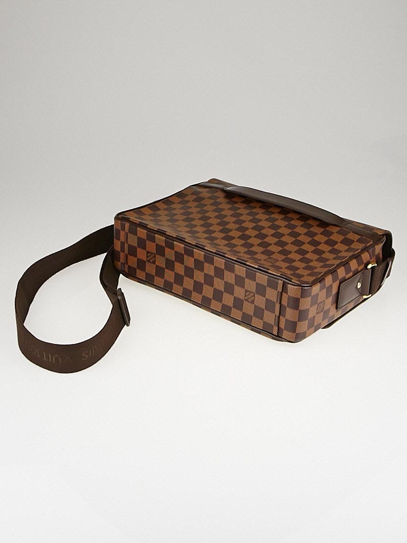 Louis Vuitton Damier Ebene Canvas Leather Shelton MM Crossbody bag