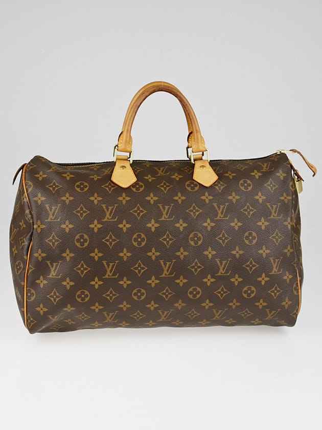 Louis Vuitton Monogram Canvas Speedy 40 Bag