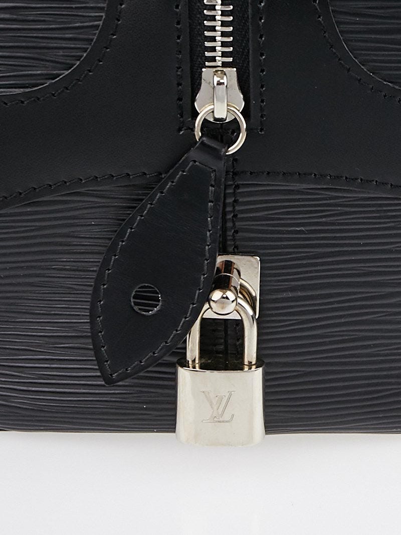 Louis Vuitton Black Epi Bowling Montaigne PM Leather ref.412275