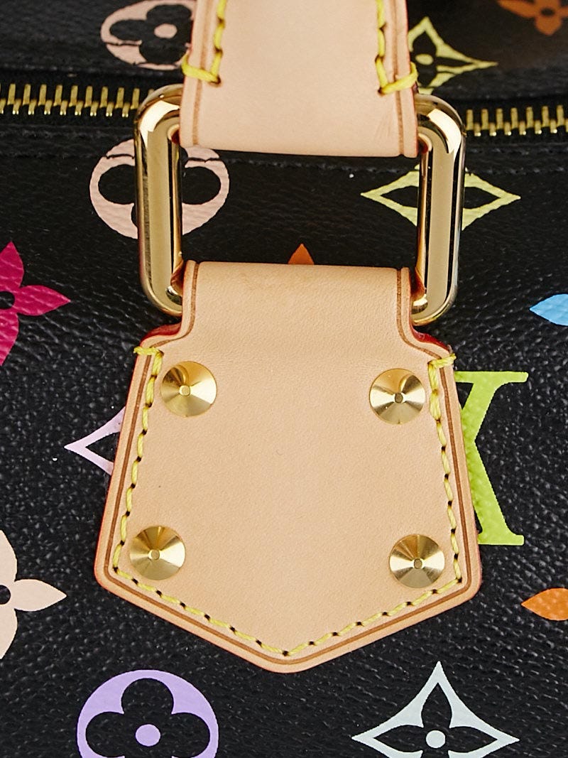 新作★シンプルでお洒落☆Louis Vuitton☆ケープ Louis Vuitton Black Monogram Multicolore Keepall 40 Bag
