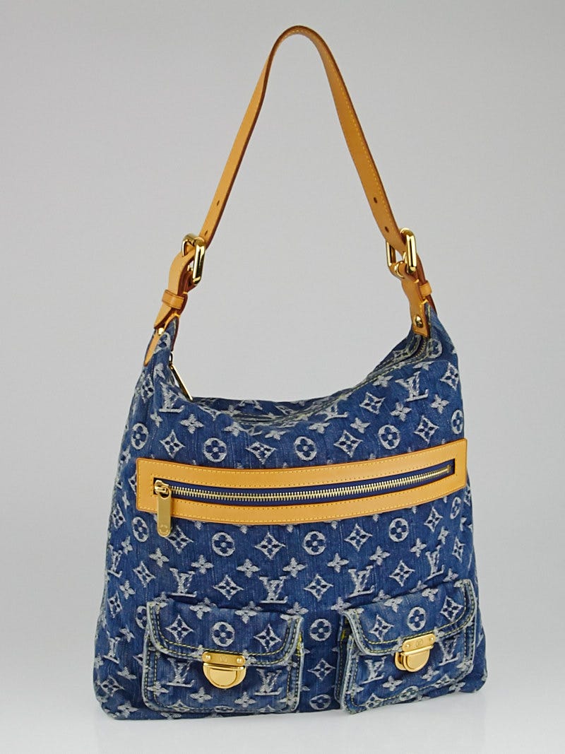 Louis Vuitton Blue Denim Monogram Baggy GM Bag Louis Vuitton