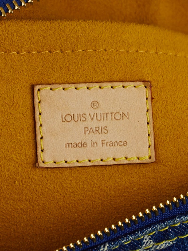 Louis Vuitton, Bags, Louis Vuitton Vintage Rare Blue Denim Monogram Baggy  Gm Well Loved