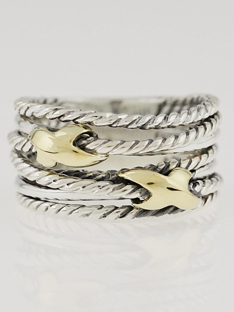 David yurman double x ring top