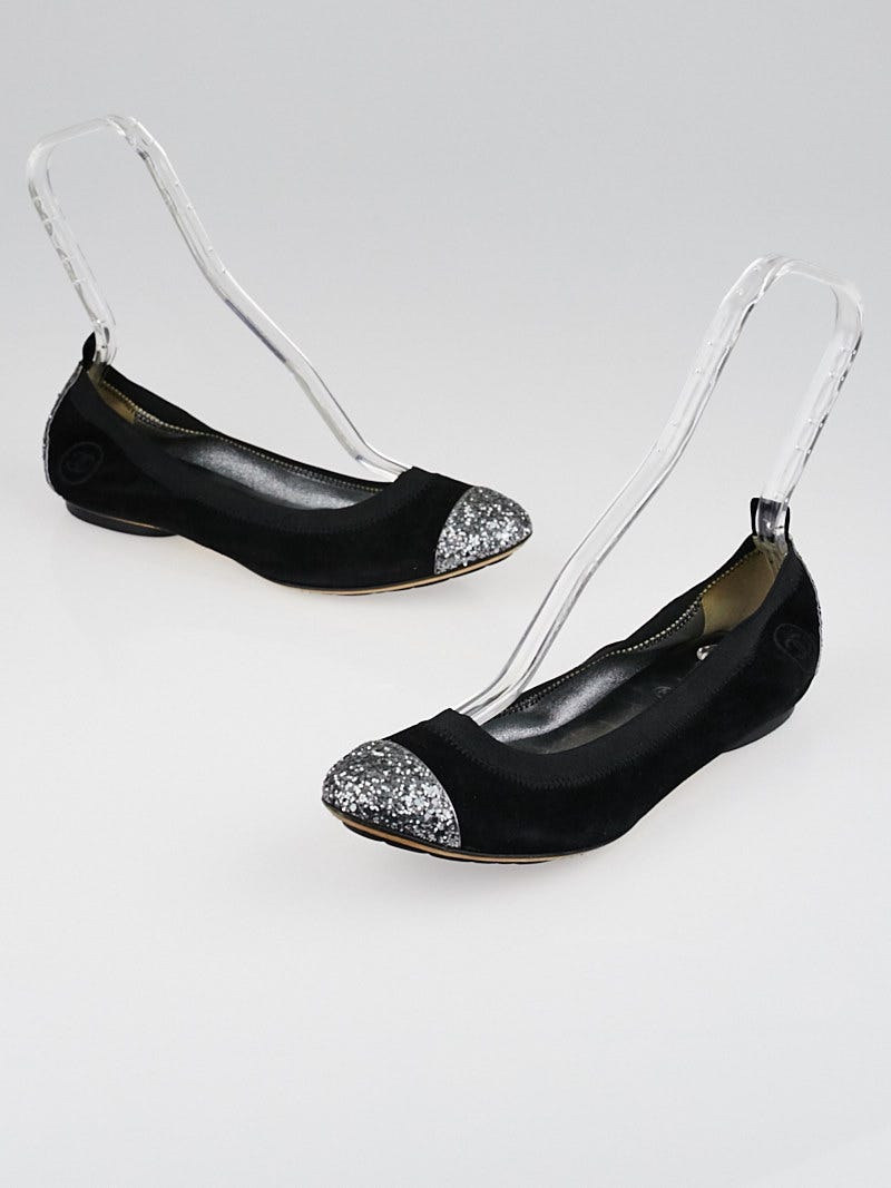 Patent Cap-Toe Ballerinas, Authentic & Vintage