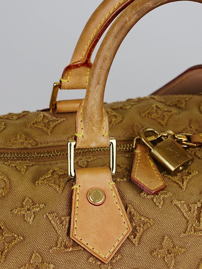 Louis Vuitton, Bags, Louis Vuitton Speedy 3 W Gorgeous Plaited Leather  Braided Handles Fr